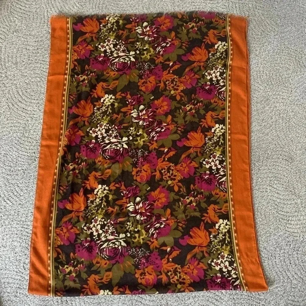 Floral scarf